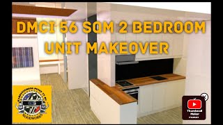 DMCI 2 Bedroom Unit  Interior Design  Condo Makeover [upl. by Llerraj166]