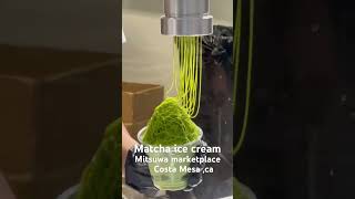 matcha ice cream  mitsuwa marketplace Costa Mesa [upl. by Garcia451]