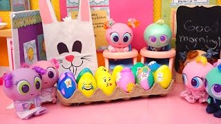 Nerlie Toddlers Coloring Eggs amp Egg Hunt 💖 Toys and Dolls for Kids 💖 Neonate Baby Videos [upl. by Perreault981]