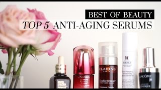 Top 5 Best AntiAging Serums  LookMazing [upl. by Friedlander471]