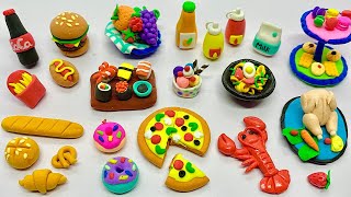 DIY Mini Clay Food Items DIY How To Make Polymer Clay Miniature Food More Realistic Rosa DIY [upl. by Fayina]