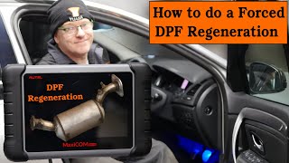 DPF Forced Regeneration using Autel MK808  How to Auto CLEAN Diesel Particulate Filter in 30 mins 🚗 [upl. by Suirradal]