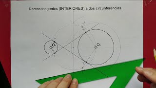 Rectas tangentes a dos circunferencias [upl. by Boyse419]