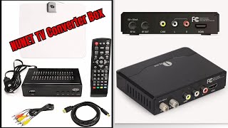 How to Set Up NUNET TV Converter Box HD Antenna ATSC TV Converter Box HDMI Output Review [upl. by Analle741]