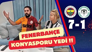 1 ÇİFT TARAFTAR FENERBAHÇE 71 KONYASPOR MAÇINA TEPKİ [upl. by Derfiniw325]