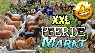 XXL Pferdemarkt🐴🤩Neues FOHLEN PFERDE❤️‍🔥🥳Schleich [upl. by Bj]