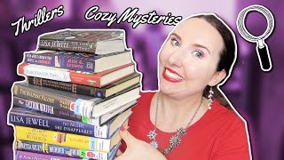 Mystery amp Thriller Book Haul 📚 Library Book Sale and Library Haul [upl. by Gaivn]