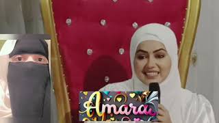 reacting on sana khan bayaan  mashallahamara art glitter anasart  amaraafreen [upl. by Ikram]