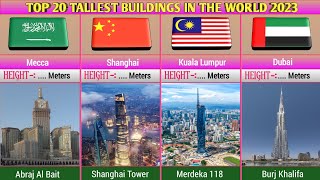 Top 20 Tallest Buildings In The World 2023 l World Top 20 Tallest Buildings List 2023 ll [upl. by Funch]