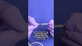 How to measure swan ganz catheter length PA lines [upl. by Weissmann]