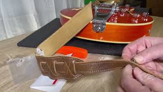 Fender Strap Lock Installation On Gretsch [upl. by Froh976]