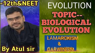 BIOLOGICAL EVOLUTION amp MECHANISM OF EVOLUTION [upl. by Artemus]