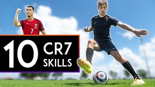 TOP 10 Cristiano Ronaldo Skills [upl. by Swartz]