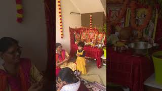 Cute baby status ytshorts jaimatadi kirtanvideo mataranistatus [upl. by Deeraf794]