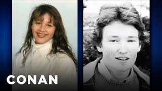 Rashida Jones amp Conan Compare Traumatic Childhood Photos  CONAN on TBS [upl. by Trey]