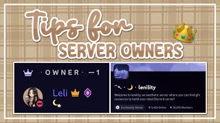 how to be a good discord server owner  lenility ✰ [upl. by Hinda]