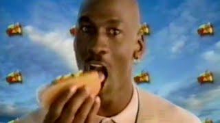 Ball Park Franks Michael Jordan 1998 Commercial [upl. by Atekihs]