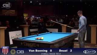 2015 USBTC 8Ball Shane Van Boening vs Corey Deuel [upl. by Gerge]