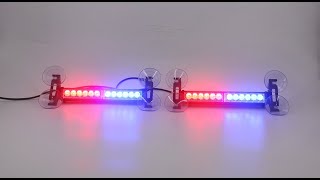 AINBIN FrontRearSide Red and Blue Lights Police Emergency Lights for Vehicles Trucks [upl. by Enelram668]