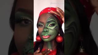 Grinch 🌲🎁 makeup grinch navidad2024 yasminarcmoreno [upl. by Adnac811]