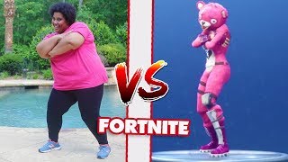 MOM VS DAD FORTNITE DANCE CHALLENGE All The Dances [upl. by Fredia]