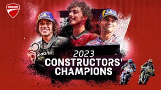 Ducati  World Constructor Title Champions MotoGP 2023 [upl. by Rehpotsirahc]