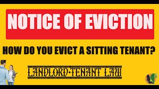 How do you evict a sitting tenant [upl. by Prosper]