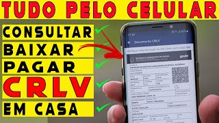 Como baixar e pagar o boleto do IPVA do carro ou moto pelo celular  CRLV 2024 [upl. by Kingsly139]