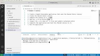 131 C Programming  How To Link A Static Shared Library [upl. by Ellahcim]