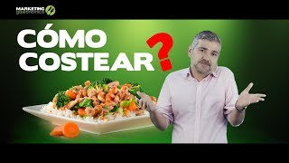 Cómo costear los platos de un menú  Marketing Gastronómico [upl. by Eilrebma]