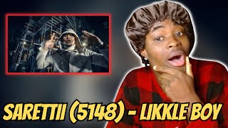 Sarettii 5148  Likkle Boy  REACTION SWEDISH RAP [upl. by Zigrang888]