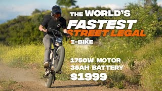 Introducing Bandit XTrail Pro  The Worlds Fastest Street Legal eBike [upl. by Dorman]