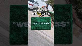 Finding Selling and Packing an Expensive Rug IKEA Off White WET GRASS Rug by Virgil Abloh [upl. by Ahsinik720]