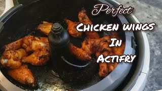 Perfect Chicken Wings in Tfal ActiFry [upl. by Donny]