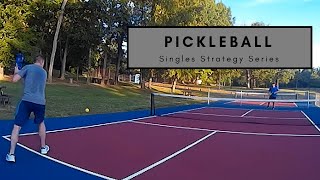 Pickleball Singles Strategy  Net Control  Anticipation [upl. by Hesketh]