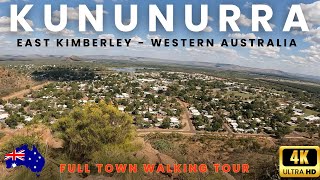 Kununurra Walking Tour  East Kimberley Western Australia  4K 60 FPS [upl. by Keram777]