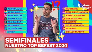 Nuestro Top del Benidorm Fest 2024  Semifinales  Votación Cerrada [upl. by Etakyram]