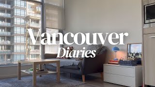 Vancouver Vlog  slow living summer days studio apartment [upl. by Breen]