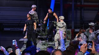 The Shield arrive in a tank Tribute to the Troops 2013 [upl. by Capwell]