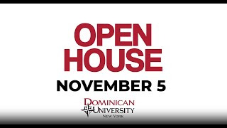 Open House  November 5th  Dominican University New York [upl. by Vikky]