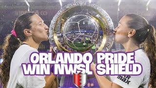 Orlando Pride win the 2024 NWSL Shield  Orlando Pride Vs Washington Spirit  Trophy Ceremony [upl. by Resaec826]