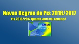 Novas Regras do Pis 20162017 [upl. by Tatum981]