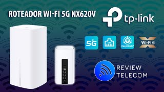 Roteador WiFi 5G TPLink NX620v com WiFi 6 e Porta de 25Gbps [upl. by Areivax951]