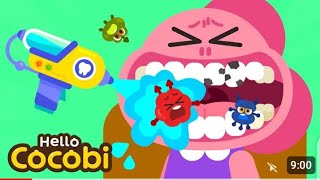 cavity germs live 😷 in your mouth  go to the dentist 🦷🤒  Coco be cartoon for kids 😄👨‍👧‍👧 [upl. by Ramin]