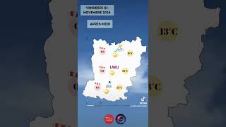 ☀️ Météo de la Mayenne  1er Novembre 2024 ☁️ [upl. by Biggs]