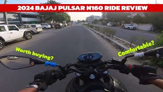 New 2024 Bajaj Pulsar N160 USD Ride Review  its Biggest Game changer [upl. by Housen]