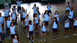 Alunos do Instituto Profissional Laura Vicunha  Coreografia da música quotPrecisase de Santosquot [upl. by Jehias933]