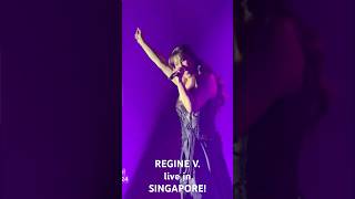 REGINE VELASQUEZ live in SG followers highlight expohall concert eventphotographer fyp [upl. by Tat521]