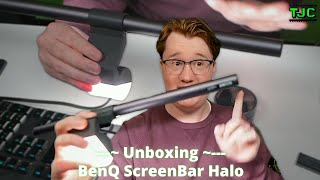 Eine Geniale smarte LED MonitorLampe 💡 BenQ ScreenBar Halo  TheJoCraft Unboxing [upl. by Nari354]