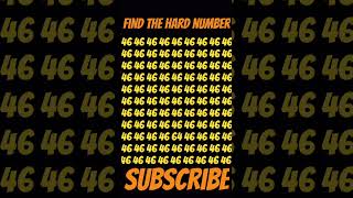 find the hard number 46 46 46 46 46 shorts video quiz emojigame viral puzzless emojiquiz [upl. by Einyaj]